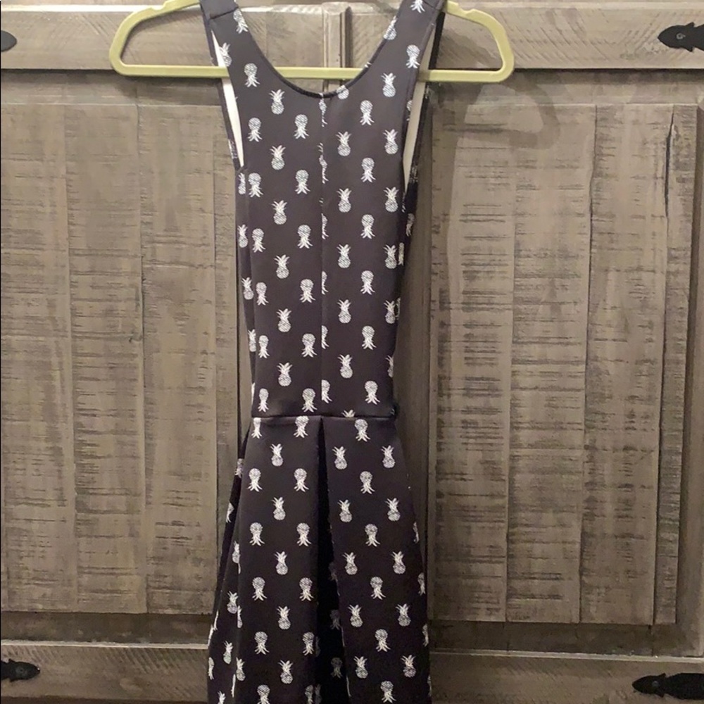 Black pineapple dress